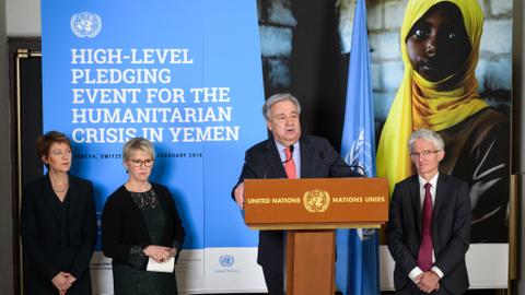 UN reaches aid warehouses on Yemen frontlines, seeks $4.2 bn