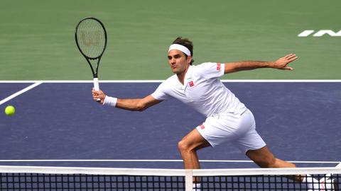 Federer wins Indian Wells opener