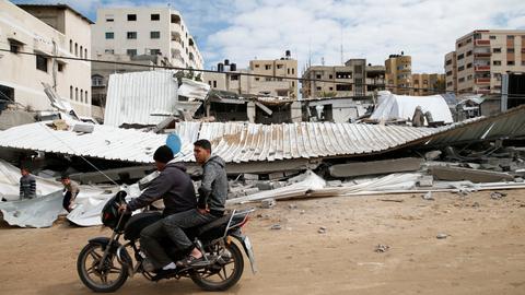 Israeli air raids in Gaza: ‘As much as we get used to it, we’re terrified’