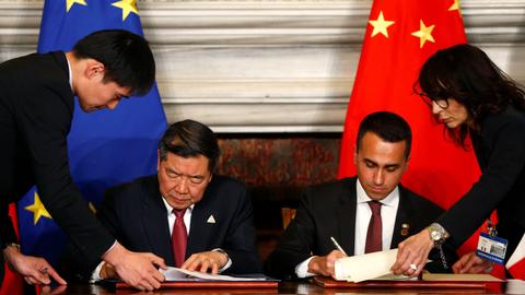 Italy endorses China's Belt and Road plan in first for a G7 nation