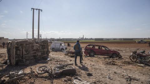 Second suicide attack near al-Bab kills at least eight