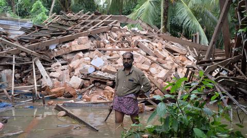 Flash floods kill over 75, damage homes in South Asia