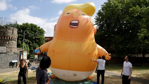 ‘Prepare the Trump baby’ - Britons prepare for Trump’s visit