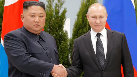 Putin, Kim discuss how to break North Korean nuclear standoff