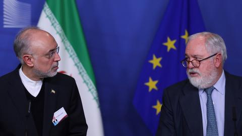 EU urges Iran to respect nuclear deal, regrets US sanctions
