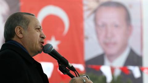 Erdogan slams Dutch over Cavusoglu ban