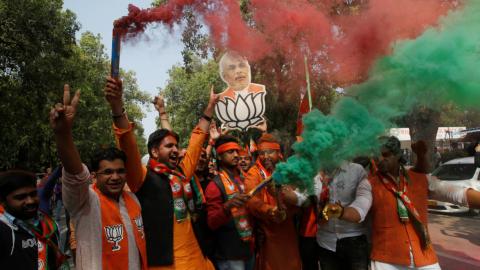 India's right-wing BJP wins landslide vote in crucial states
