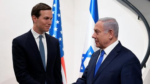 Kushner discusses Mideast 'peace plan' with embattled Netanyahu