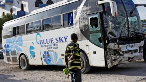At least 38 die after bus ploughs into music parade in Haiti