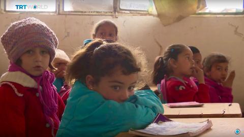 Syrian children return to school used as Daesh prison