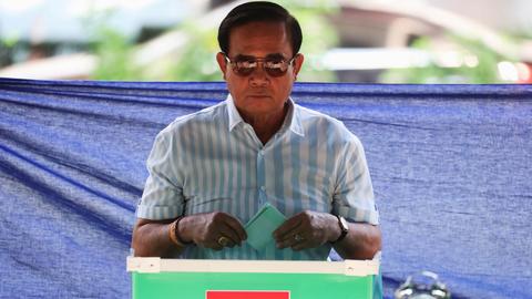 Thai parliament elects junta chief Prayuth Chan-ocha as PM