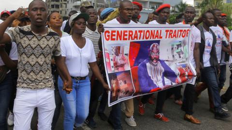 Thousands protest price hikes, state corruption in Liberia