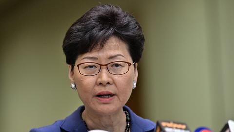 Hong Kong leader says extradition bill won't be scrapped despite protests