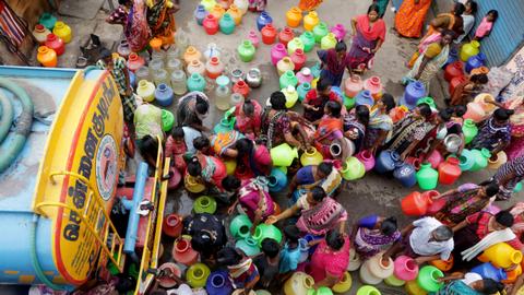 Parts of southern India facing acute water shortages