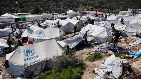 Refugees still struggle on Greek island of Lesbos