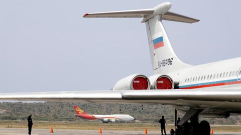 Russian air force plane lands in Venezuela - witness, website