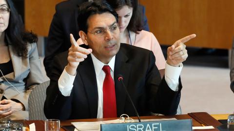 Israel's ambassador to the UN bizarrely calls for a Palestinian 'surrender'