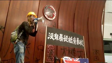 China station next target for Hong Kong protesters