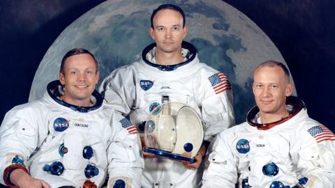 Apollo 11 astronauts returning to launch pad 50 years later
