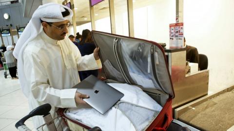 Cabin electronics ban comes into force