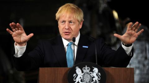 UK PM to suspend parliament until October 14