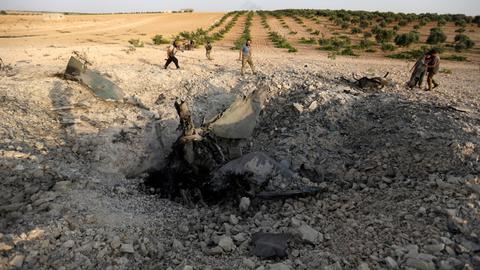Militants shoot down Syrian regime warplane in northwest