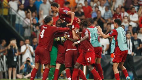 Liverpool lifts UEFA Super Cup after tense penalty shootout