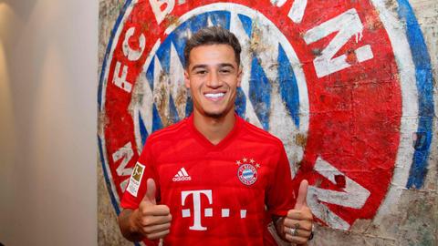 Bayern completes loan signing of Coutinho from Barcelona