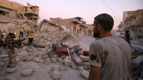 Syrian regime, Russia air strikes kill at least 7 civilians in Idlib
