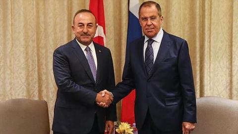 Turkish, Russian foreign ministers discuss Syria