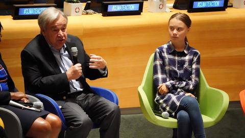 Youth leaders at UN demand bold climate change action