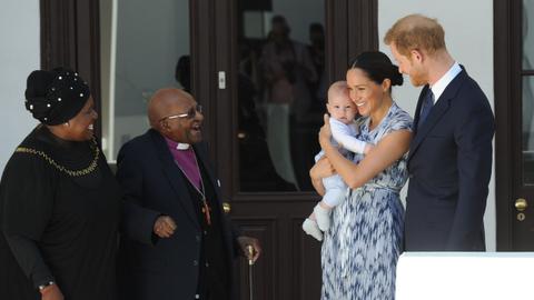 Royal baby Archie meets South Africa's Archbishop Tutu