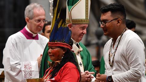 Pope urges bold action to protect the Amazon amid fires