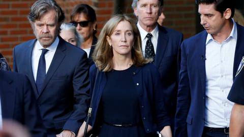 Felicity Huffman starts serving prison time in college scam