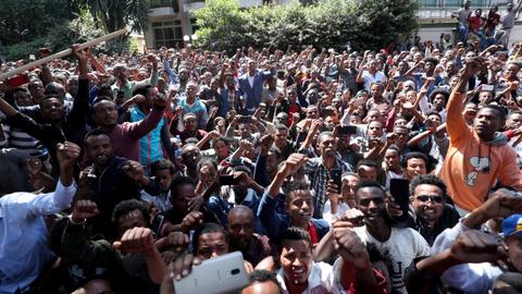 At least two dead in protests against Ethiopian PM Abiy