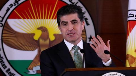 Iraq's Kurdish regional leader Barzani defends Turkey's Syria operation