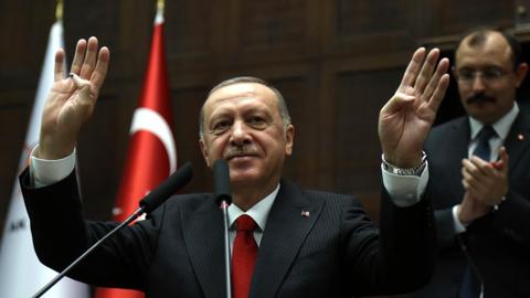 Ahead of Trump talks, Erdogan says US not upholding Syria deal