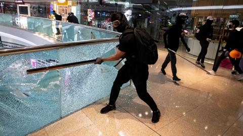 Hong Kong readies for more chaos as violence spreads citywide