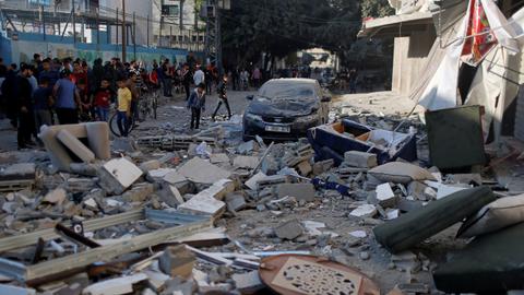 Israeli strikes kill six more in Gaza; death toll now at 16