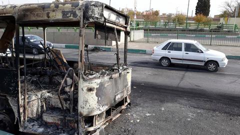 Iran 'calmer' despite more riots over oil price hikes