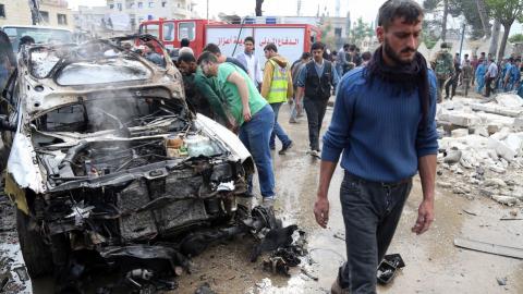 Syrian activists say explosion near Turkish border kills at least five
