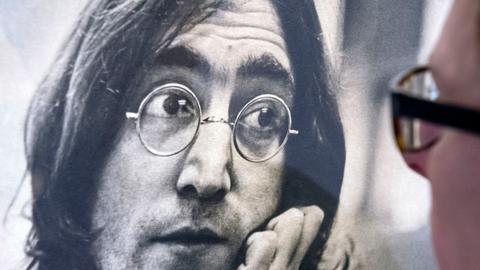 John Lennon's round sunglasses to be sold at auction