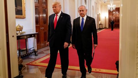 Trump unveils Mideast plan, 'last opportunity' for Palestinians