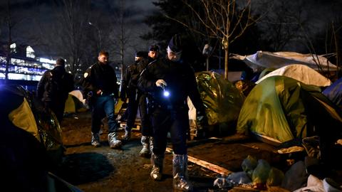 French police clear last migrant camp in north Paris