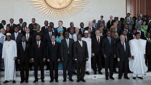 Leaders in Africa summit reject Trump's Mideast plan