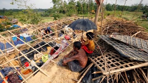 Cyclone destroys Rohingya refugee camps in Bangladesh