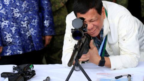 One year on, Philippine President Duterte's popularity soars 
