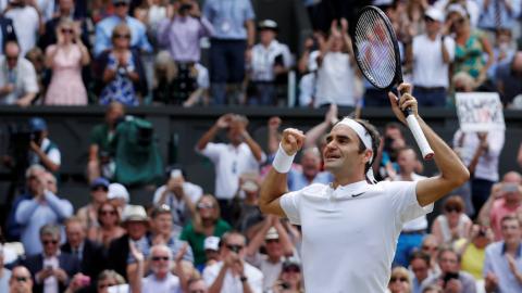 Federer wins historic eighth Wimbledon title as Cilic crumbles