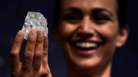 Tennis ball-sized 'diamond in the rough' too big to sell