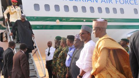 Nigeria's Buhari feels ready to go home